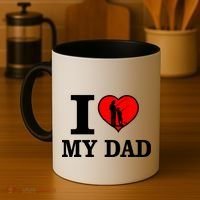 I Love My Dad Heart Coffee Mug thumb 4