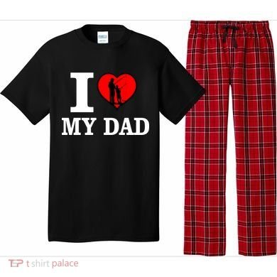 I Love My Dad Heart Pajama Set