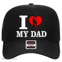 I Love My Dad Heart Hat thumb 0
