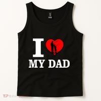 I Love My Dad Heart Tank Top thumb 2