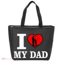 I Love My Dad Heart Tote Bag thumb 0