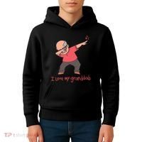 I Love My Granddab Kids Hoodie thumb 4