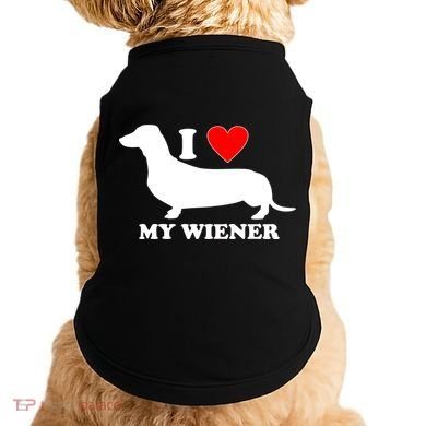 I Love My Wiener Doggie Tank