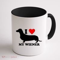 I Love My Wiener Coffee Mug thumb 1