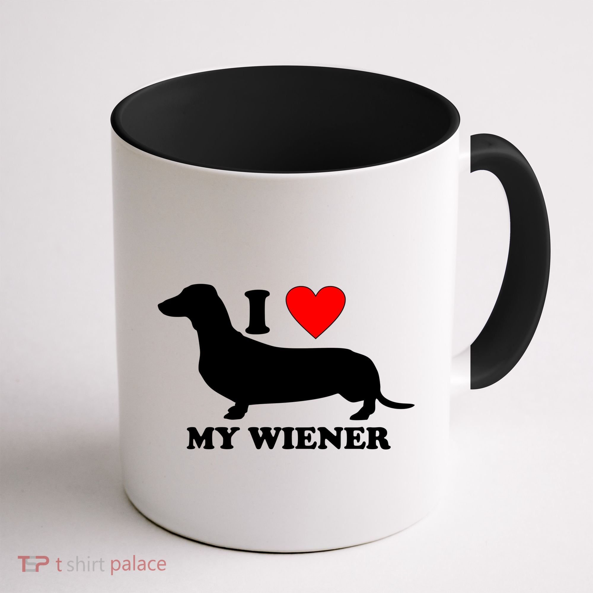 I Love My Wiener Coffee Mug