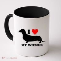 I Love My Wiener Coffee Mug thumb 0