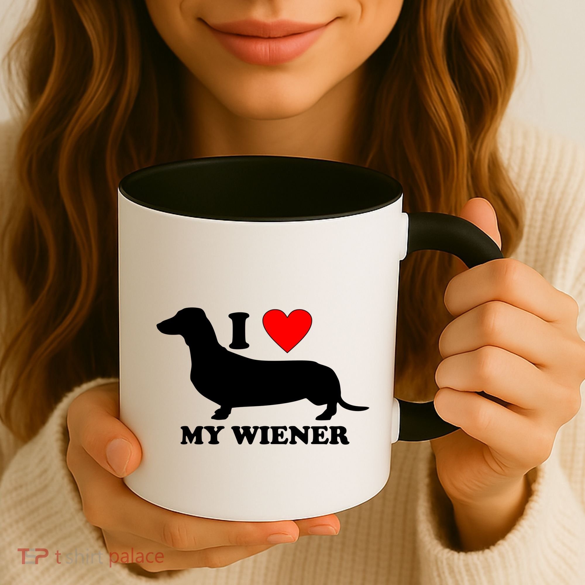 I Love My Wiener Coffee Mug