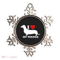 I Love My Wiener Ornament thumb 0