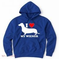 I Love My Wiener Hoodie thumb 0