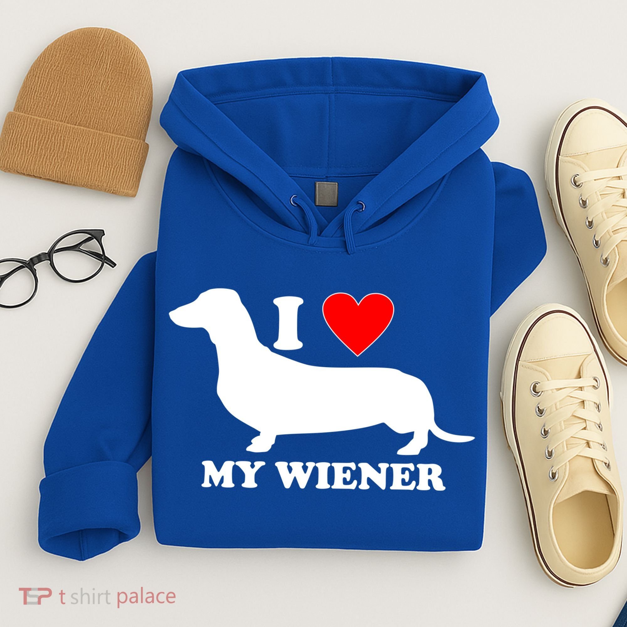 I Love My Wiener Hoodie