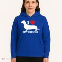 I Love My Wiener Hoodie thumb 5