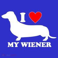 I Love My Wiener Hoodie thumb 7