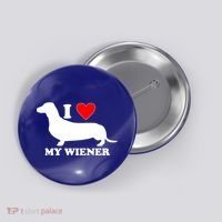 I Love My Wiener Button thumb 0