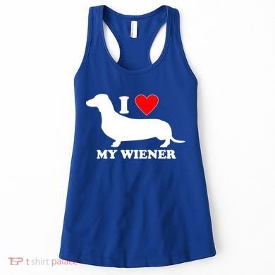 I Love My Wiener Women's Tank Top