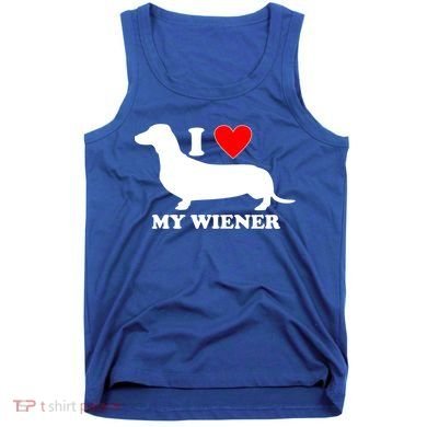 I Love My Wiener Tank Top