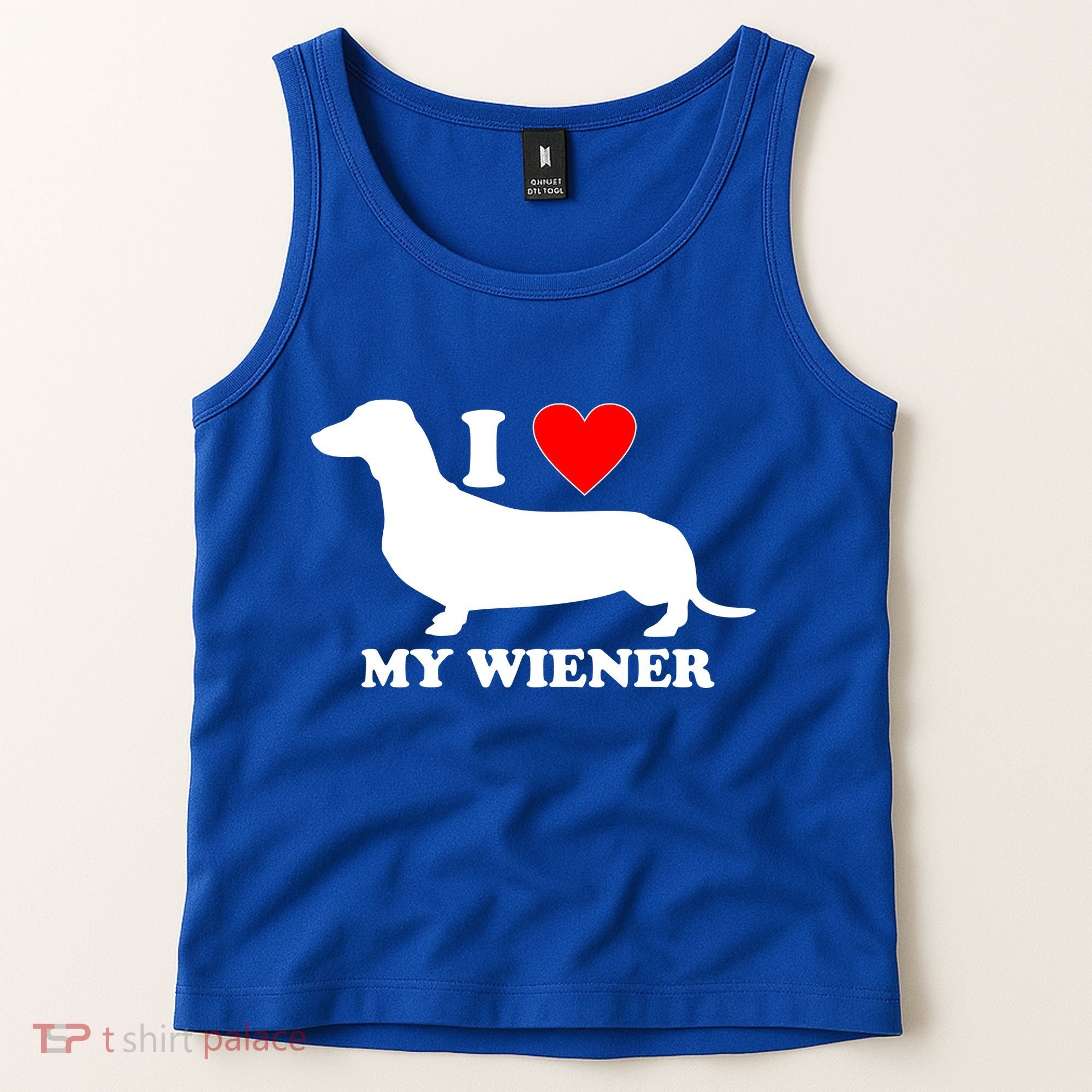 I Love My Wiener Tank Top