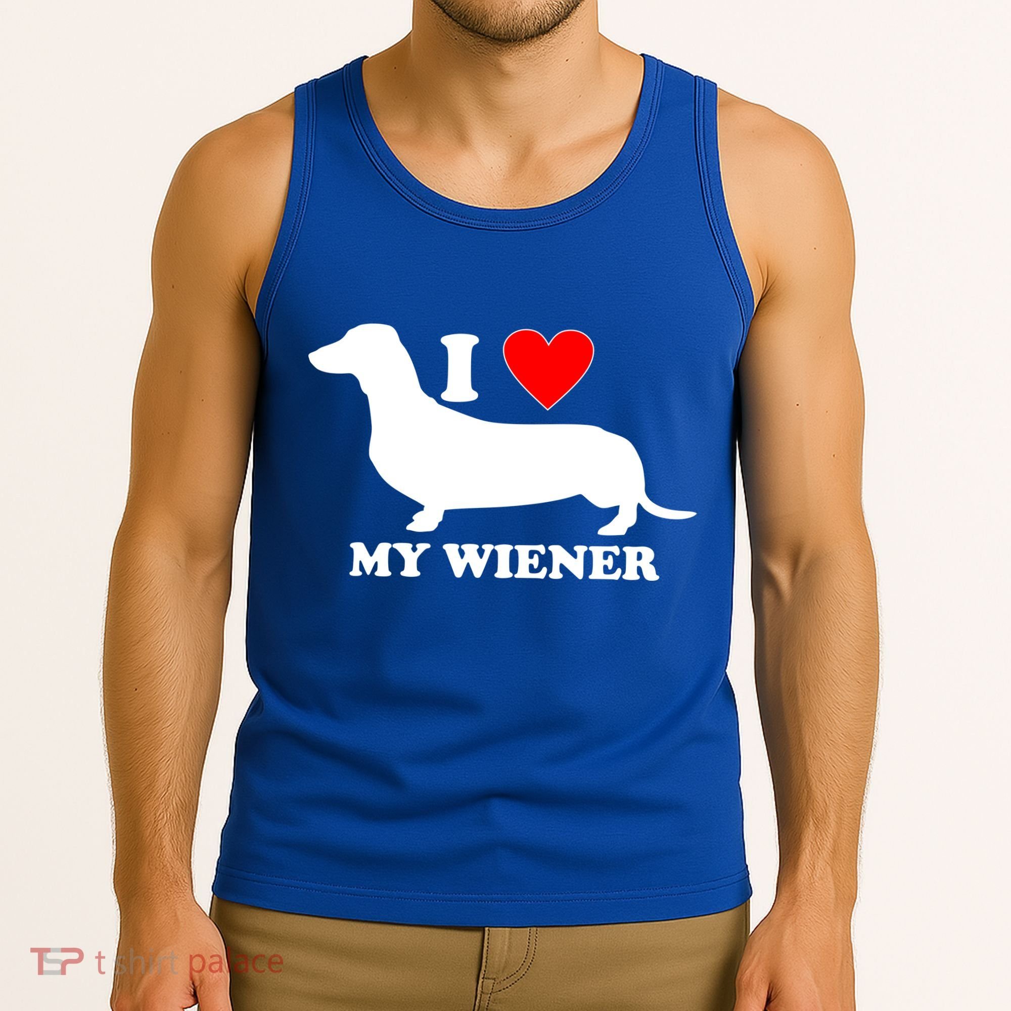I Love My Wiener Tank Top