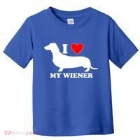 I Love My Wiener Toddler T-Shirt thumb 0