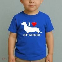 I Love My Wiener Toddler T-Shirt thumb 2