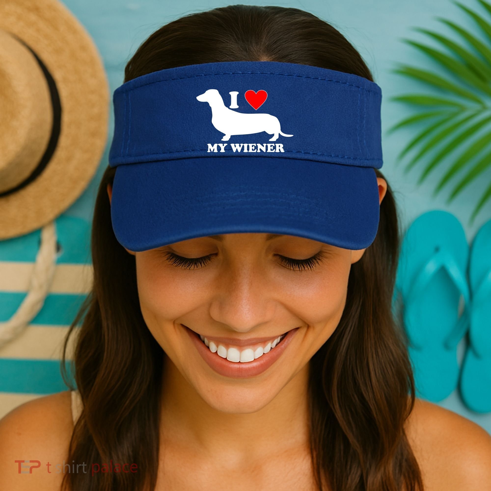 I Love My Wiener Visor