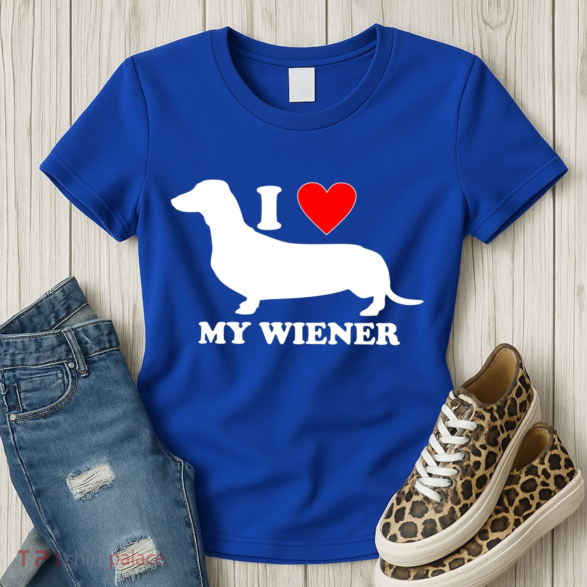 I Love My Wiener Women's T-Shirt