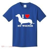 I Love My Wiener Kids T-Shirt thumb 0
