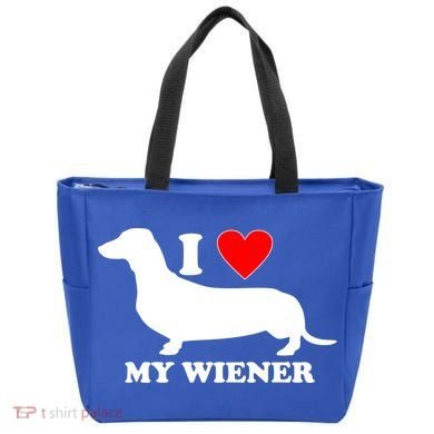 I Love My Wiener Tote Bag