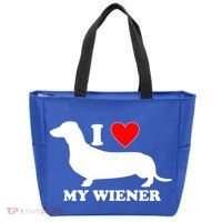 I Love My Wiener Tote Bag thumb 0