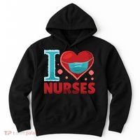 I Love Nurses Hoodie thumb 0