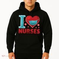 I Love Nurses Hoodie thumb 2