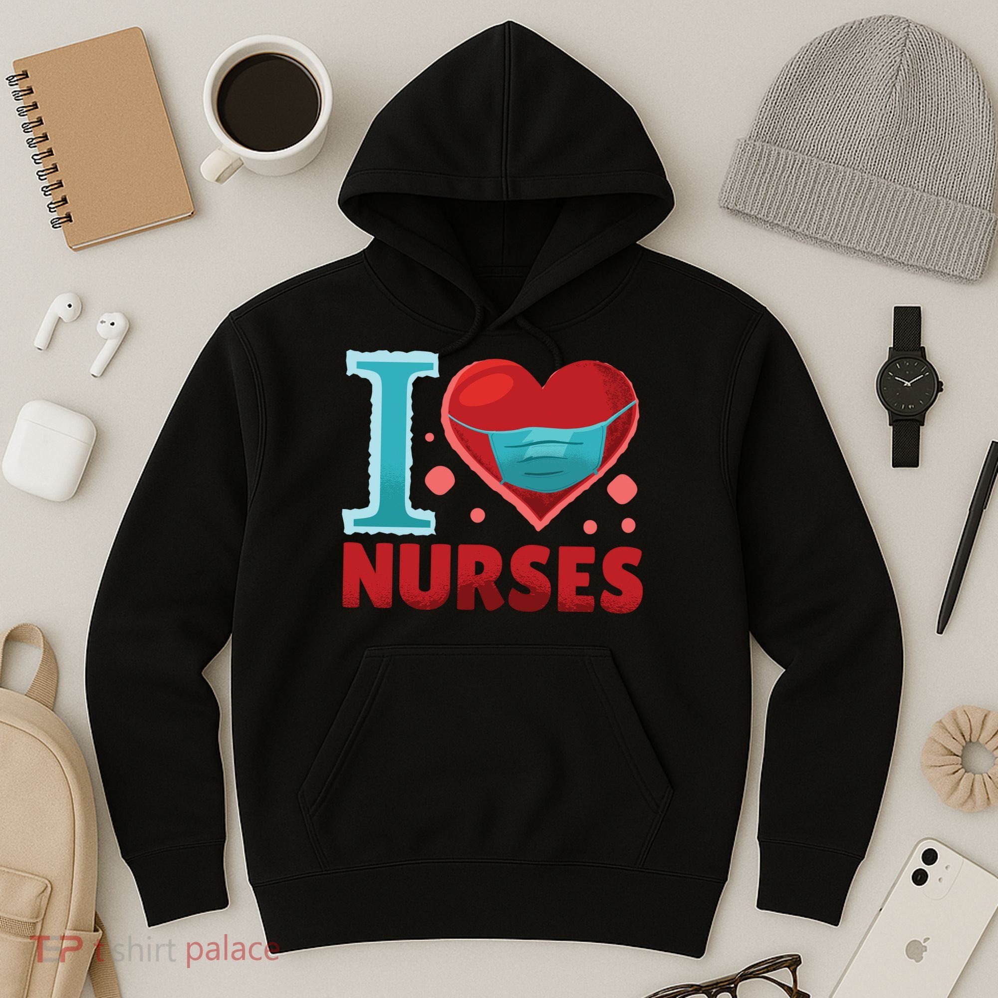 I Love Nurses Hoodie