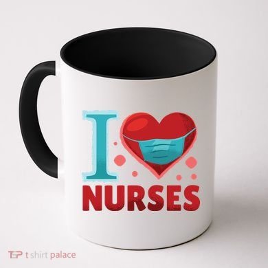 I Love Nurses Coffee Mug