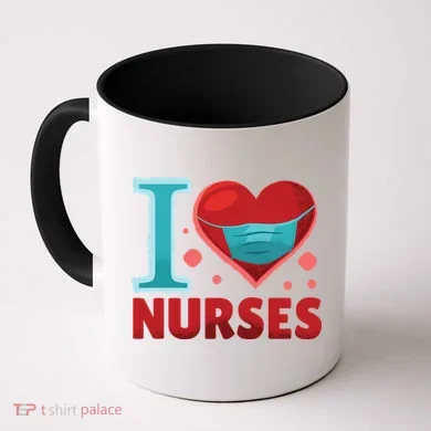 I Love Nurses Coffee Mug