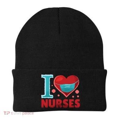 I Love Nurses Beanie