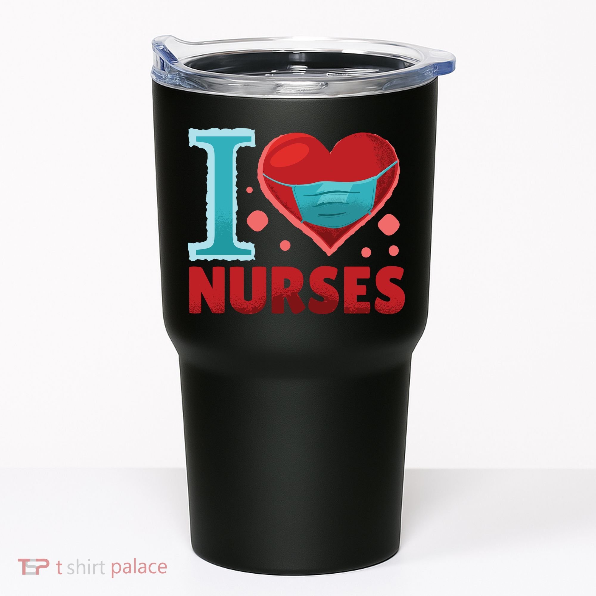 I Love Nurses Tumbler