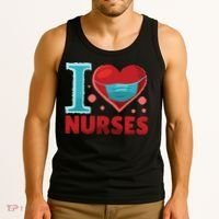 I Love Nurses Tank Top thumb 3