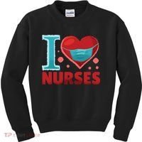 I Love Nurses Kids Sweatshirt thumb 0