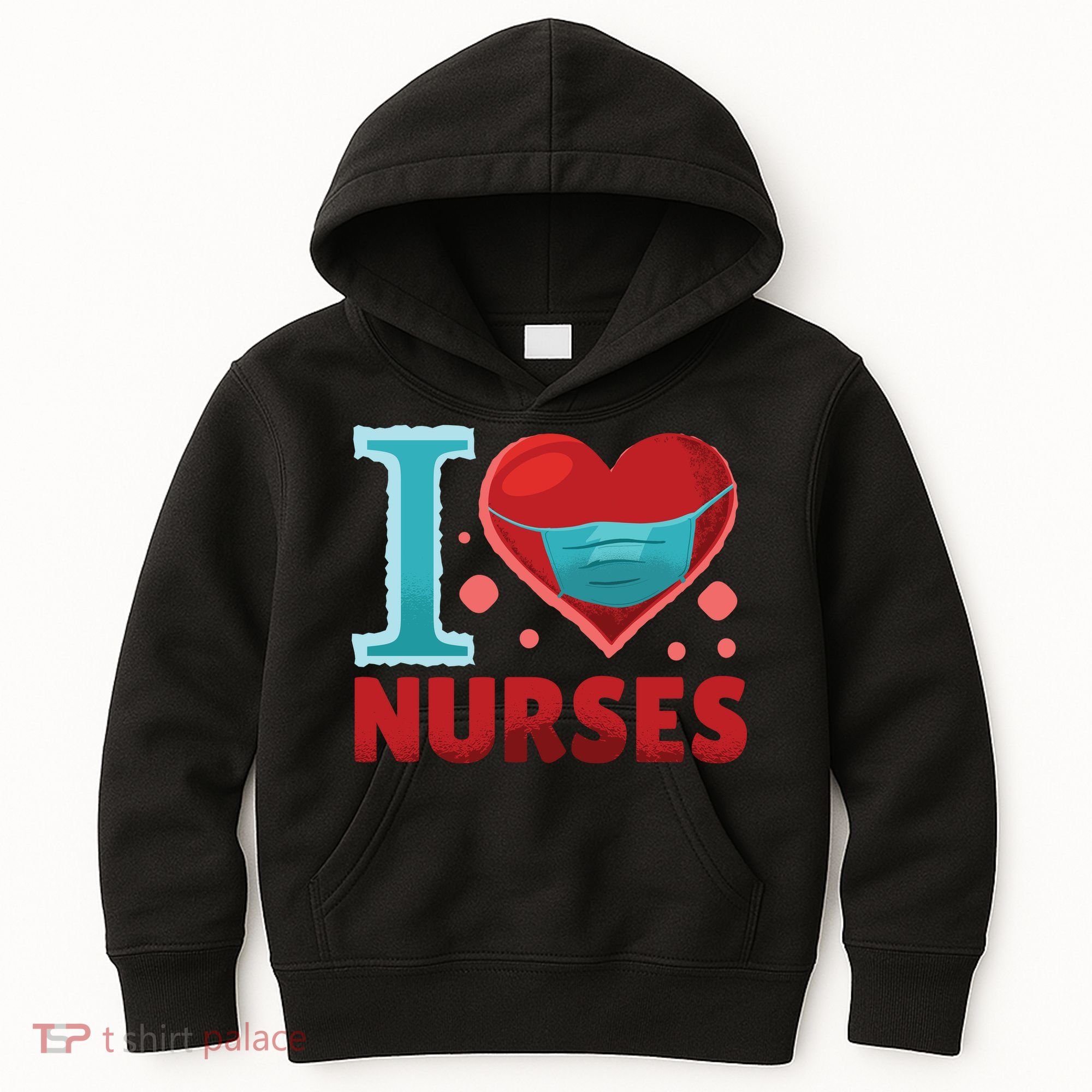 I Love Nurses Kids Hoodie