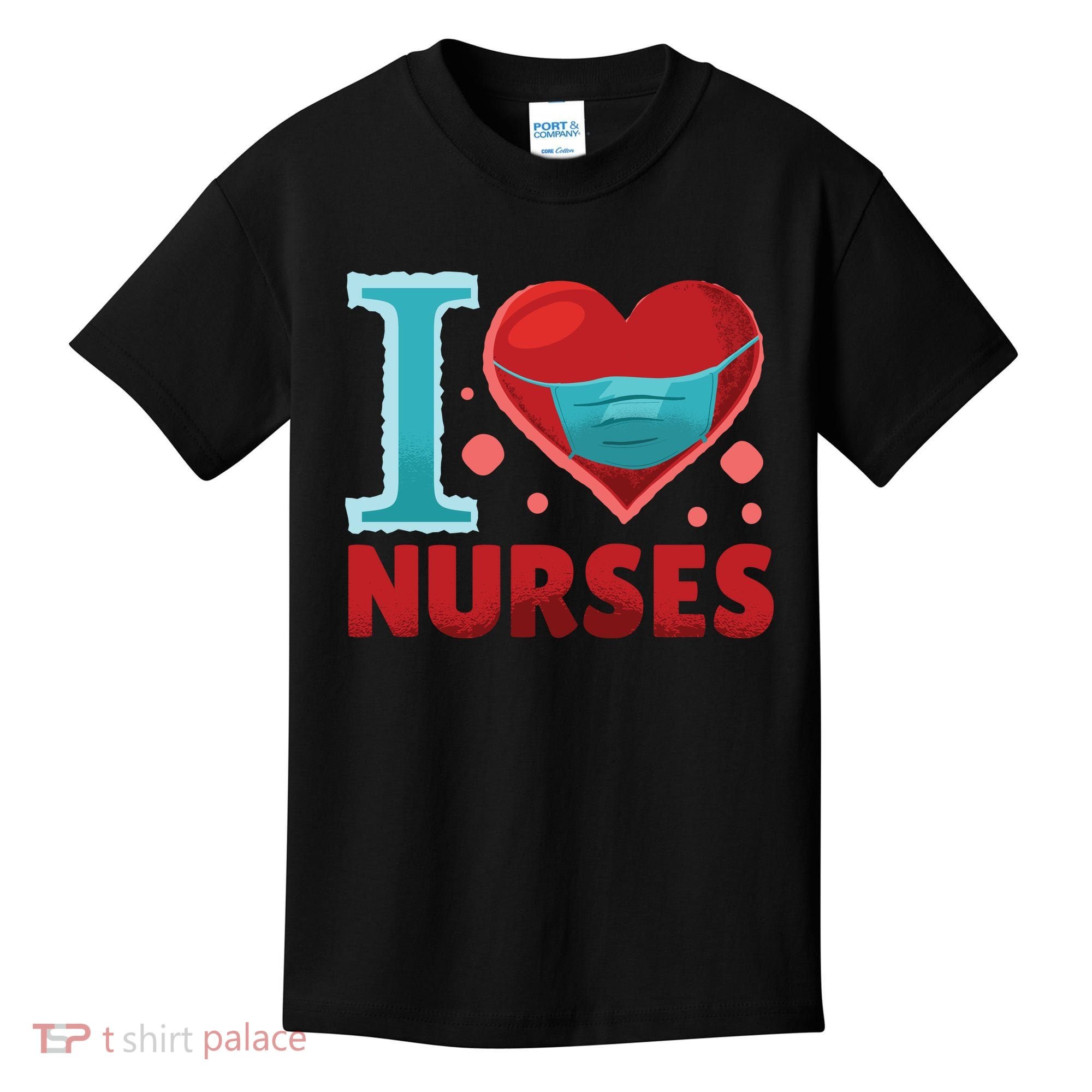 I Love Nurses Kids T-Shirt