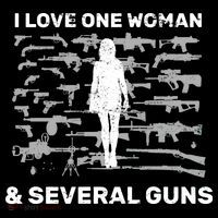 I Love One Woman and Several Guns Women's Hoodie thumb 2