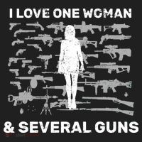 I Love One Woman and Several Guns Tumbler thumb 3