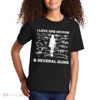 I Love One Woman and Several Guns Kids T-Shirt thumb 2