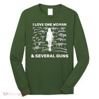 I Love One Woman and Several Guns Long Sleeve Shirt thumb 0