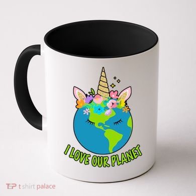 I Love Our Planet Earth Day Love Coffee Mug