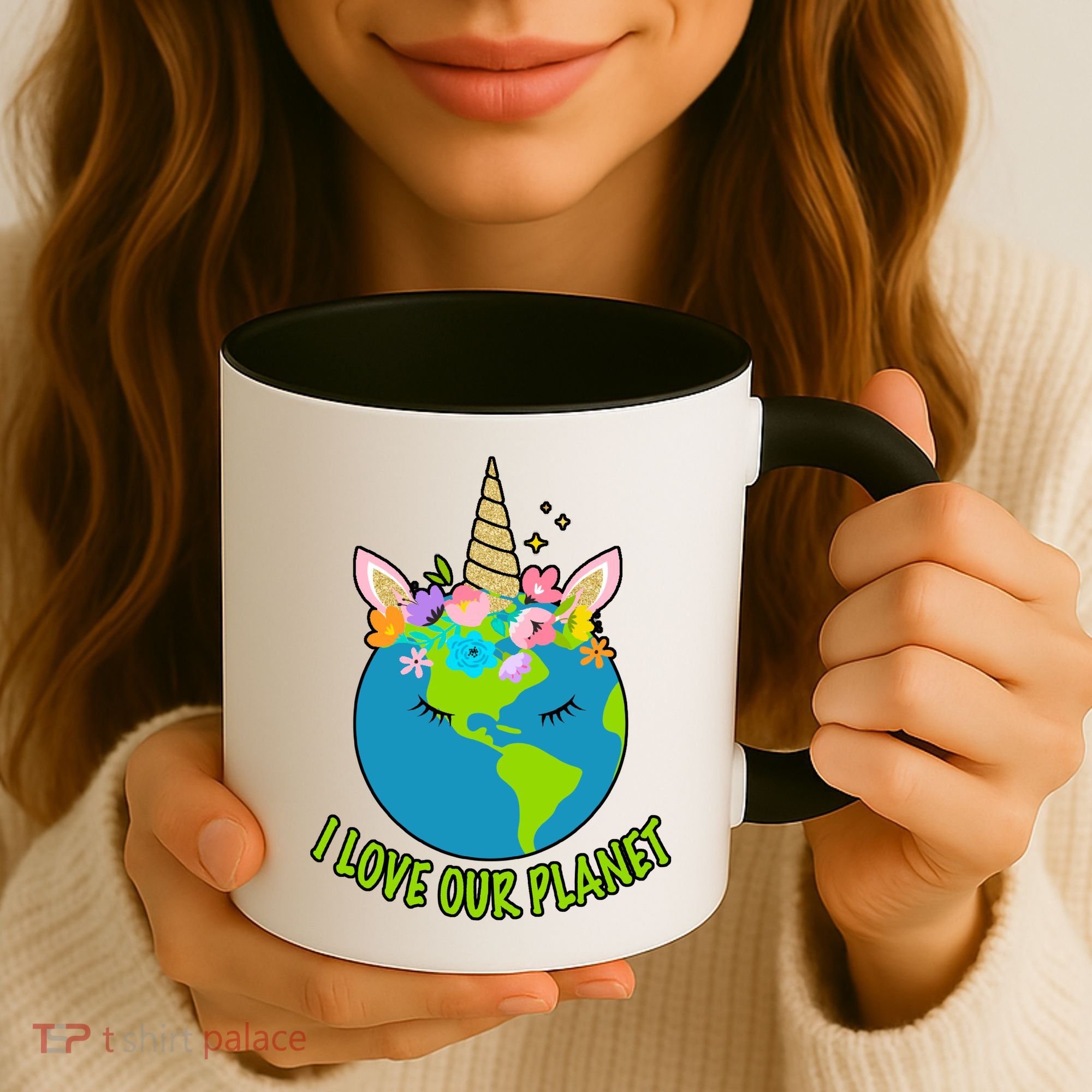 I Love Our Planet Earth Day Love Coffee Mug