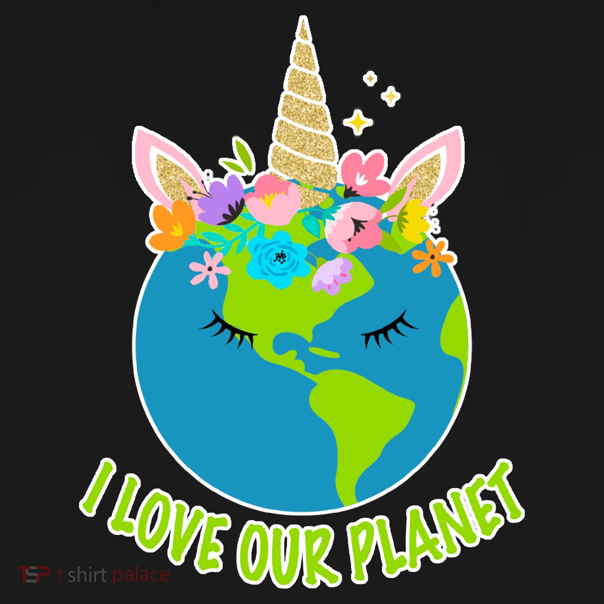 I Love Our Planet Earth Day Love Ornament