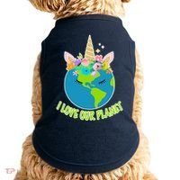 I Love Our Planet Earth Day Love Doggie Tank thumb 0