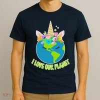 I Love Our Planet Earth Day Love T-Shirt thumb 3