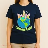 I Love Our Planet Earth Day Love T-Shirt thumb 4