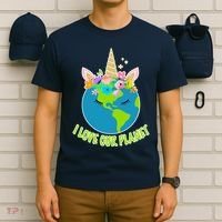 I Love Our Planet Earth Day Love T-Shirt thumb 6